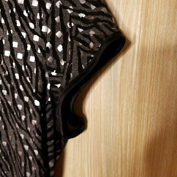 Dress Barn Collection Stretchy Zebra Print Dress - Picture 4 of 7